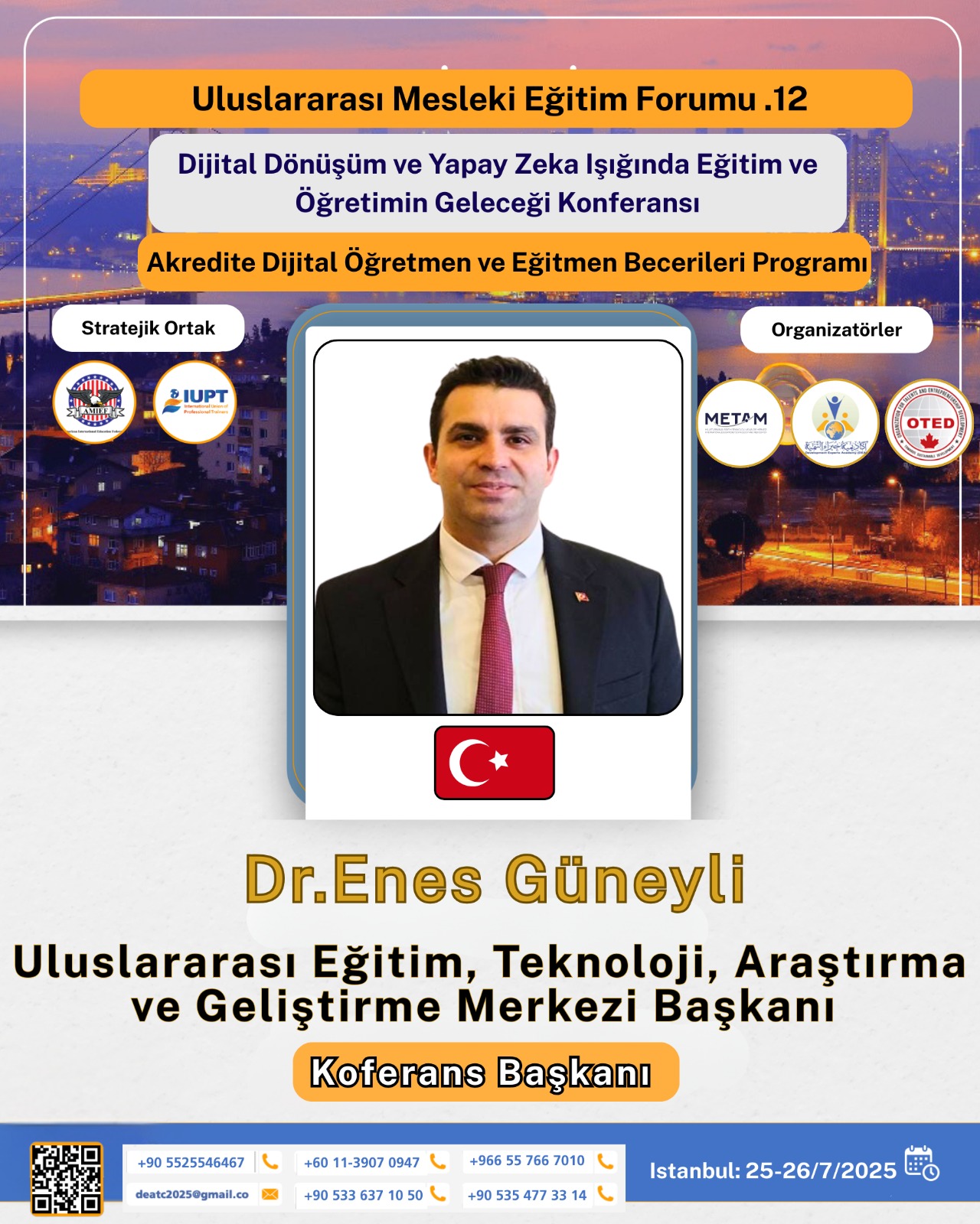 METAM olarak paydaşı olduğumuz 12. Uluslararası Eğitim Formu hazırlıklarımız devam ediyor.