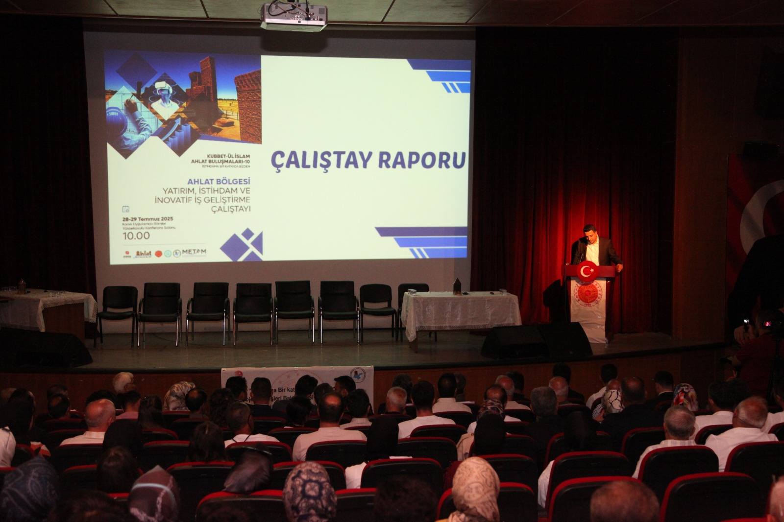 “Ahlat Bölgesi Yatırım, İstihdam ve İnovatif İş Geliştirme Çalıştayı Değerlendirme Toplantısı” Gerçekleştirildi.